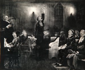Dua Toplantısı, 1916 by George Wesley Bellows